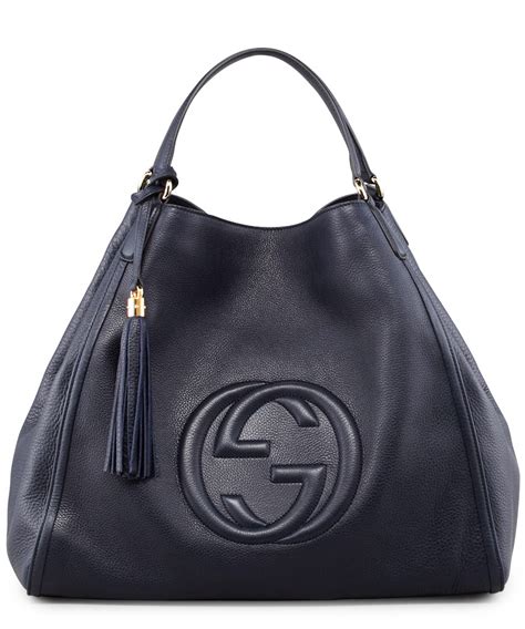 gucci soho leather shoulder bag navy|gucci soho bag aliexpress.